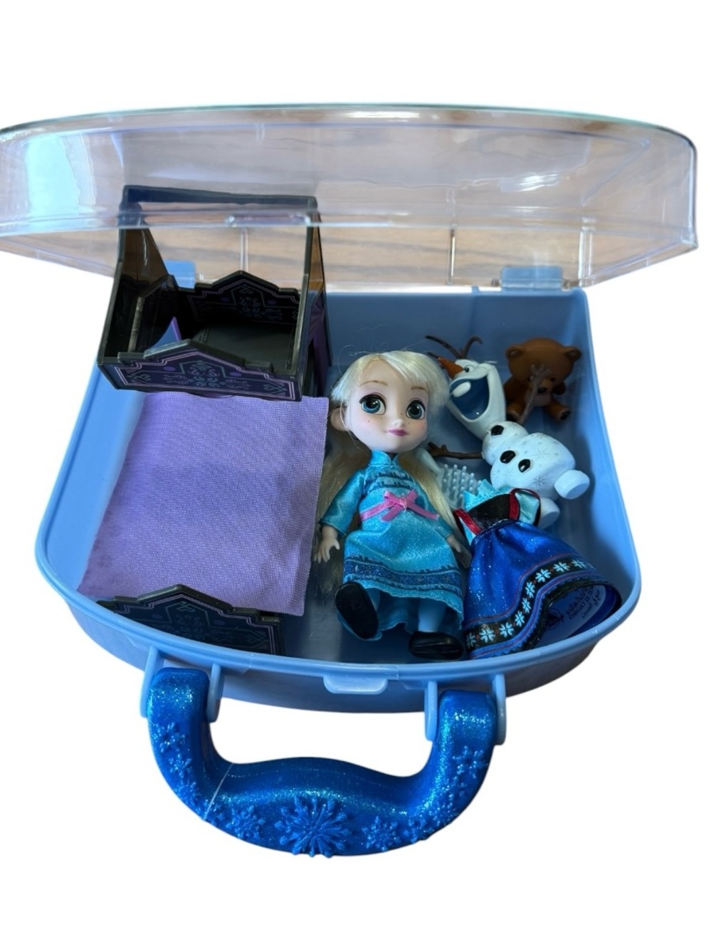 NEW Disney Animators Collection Elsa Frozen Mini Doll Playset Open Box